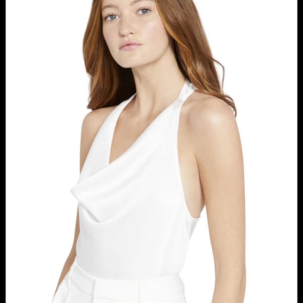 Alice + Olivia White Tank Top